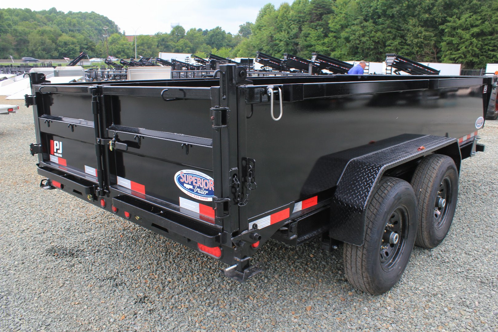 New 2025 PJ Trailers D7 7x14 14K Dump Trailer HOT ITEM WHILE SUPPLIES LAST