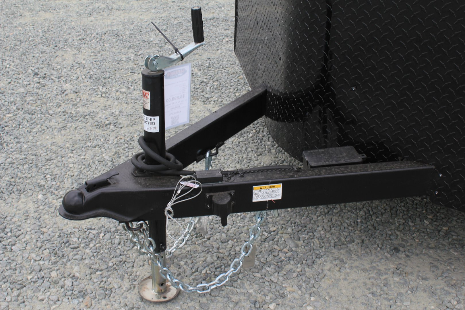 New 2024 CONTINENTAL CARGO 7X16 Black Out w/ Ramp Door & Rear Wing