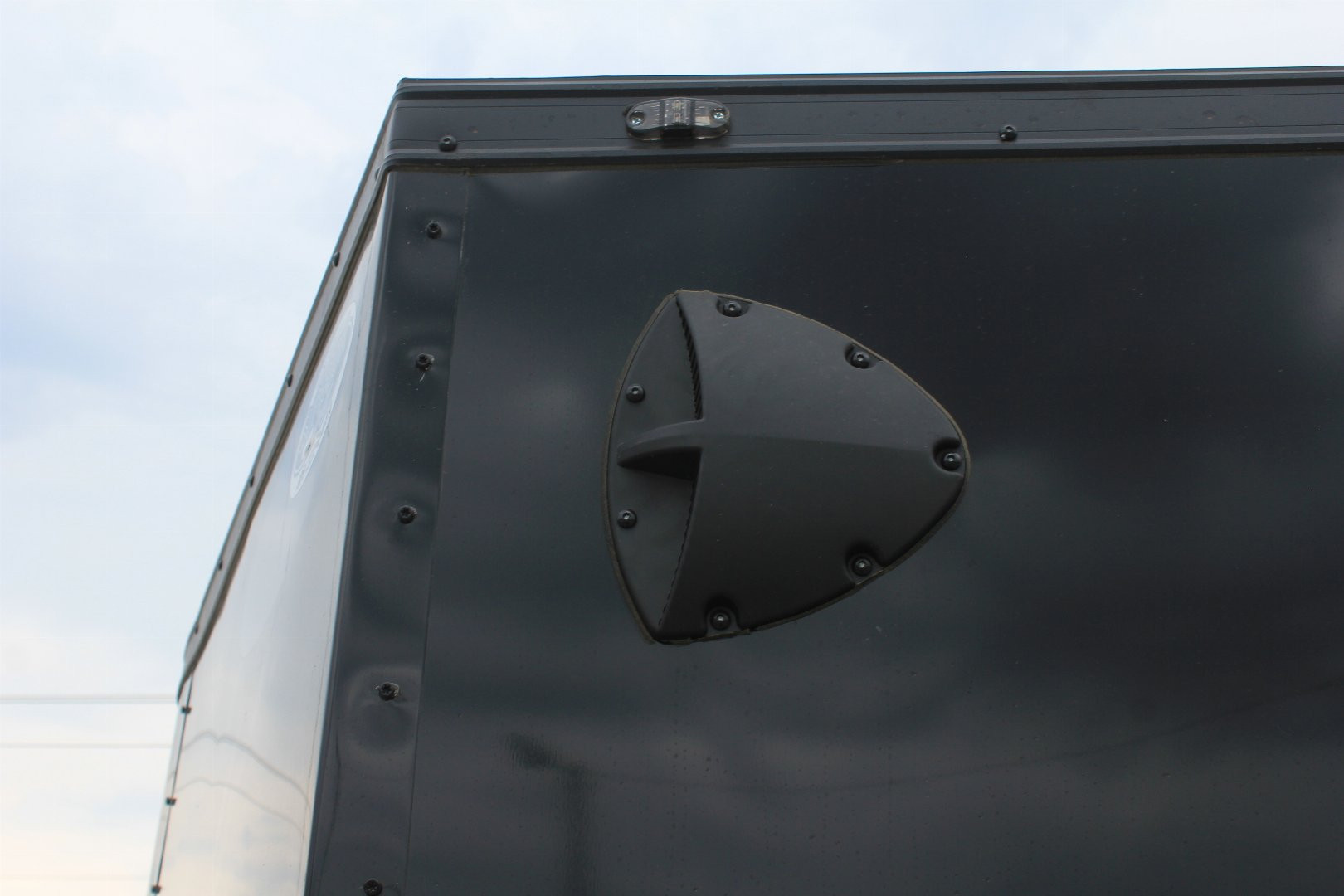 New 2024 CONTINENTAL CARGO 7X16 Black Out w/ Ramp Door & Rear Wing