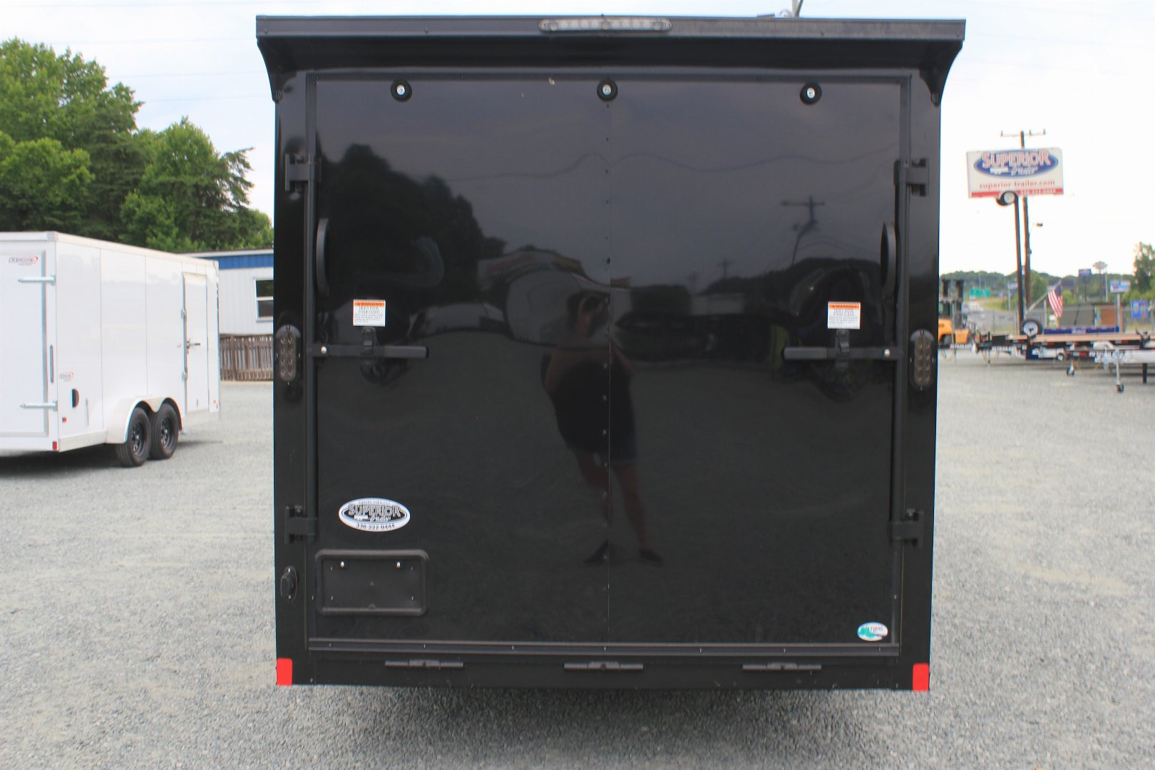 New 2024 CONTINENTAL CARGO 7X16 Black Out w/ Ramp Door & Rear Wing