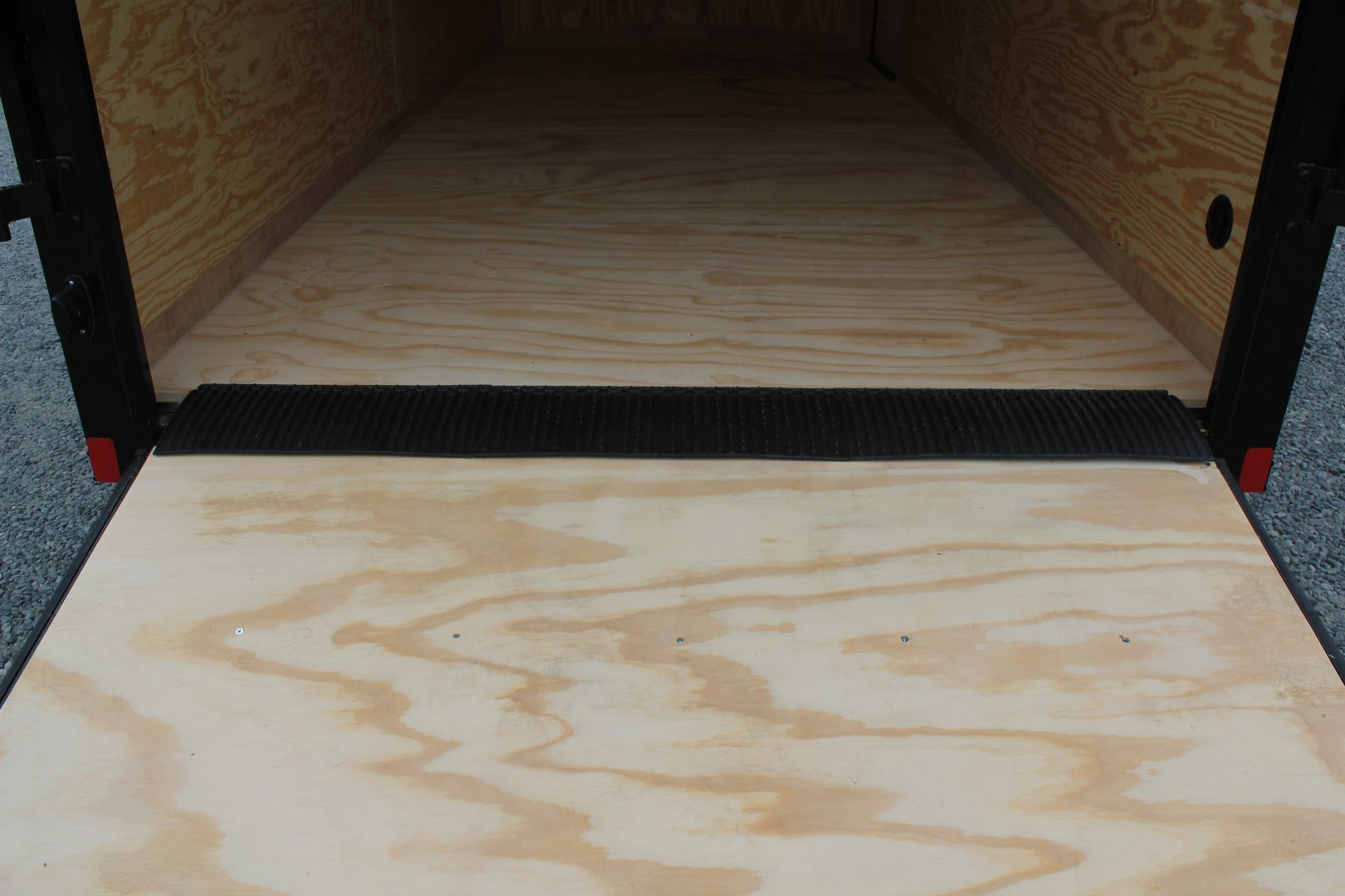 New 2024 CONTINENTAL CARGO 7X16 Black Out w/ Ramp Door & Rear Wing