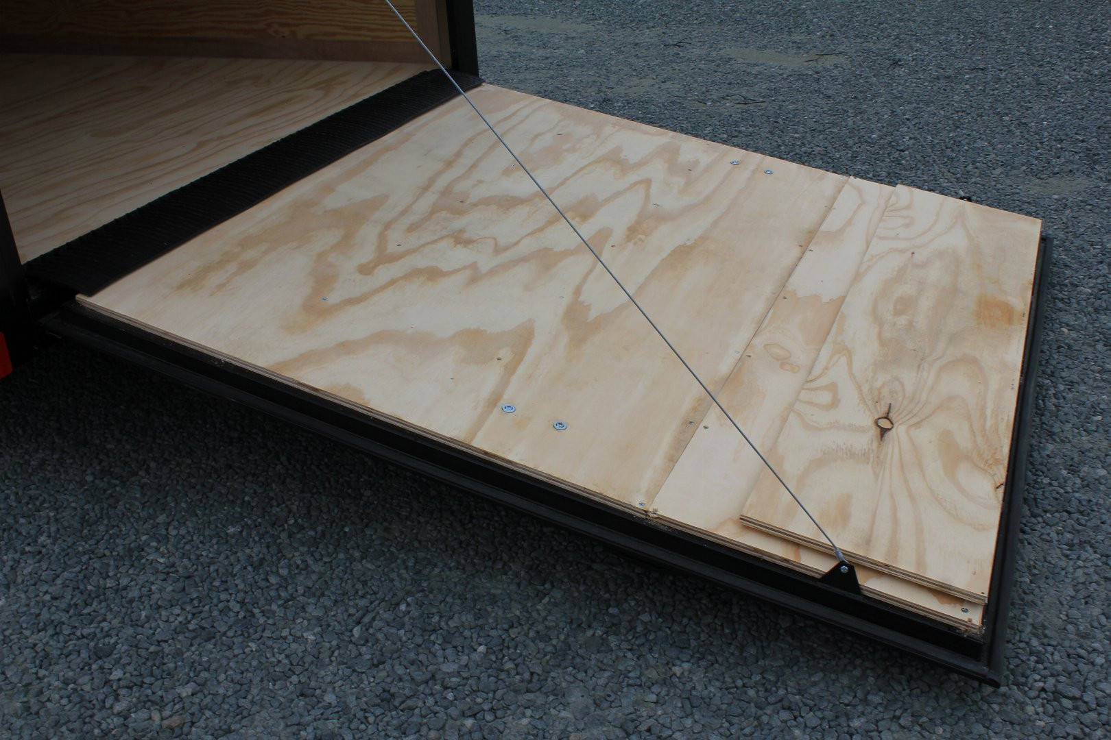 New 2024 CONTINENTAL CARGO 7X16 Black Out w/ Ramp Door & Rear Wing