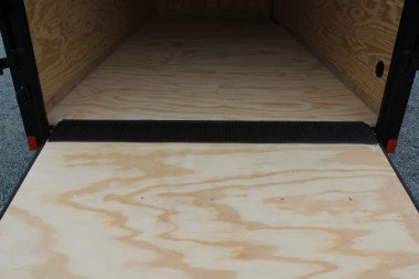 New 2024 CONTINENTAL CARGO 7X16 Black Out w/ Ramp Door & Rear Wing