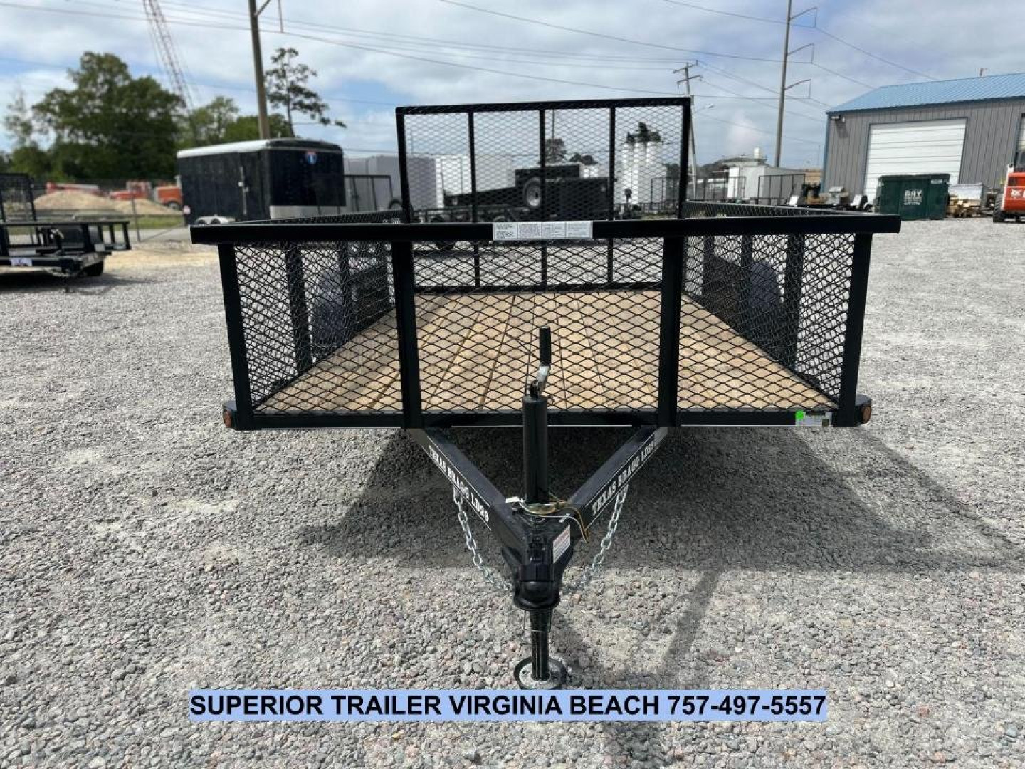 New 2025 TEXAS BRAGG TRAILERS 6x10LD w/ Gate and 2ft Expanded Sides Utility Trailer