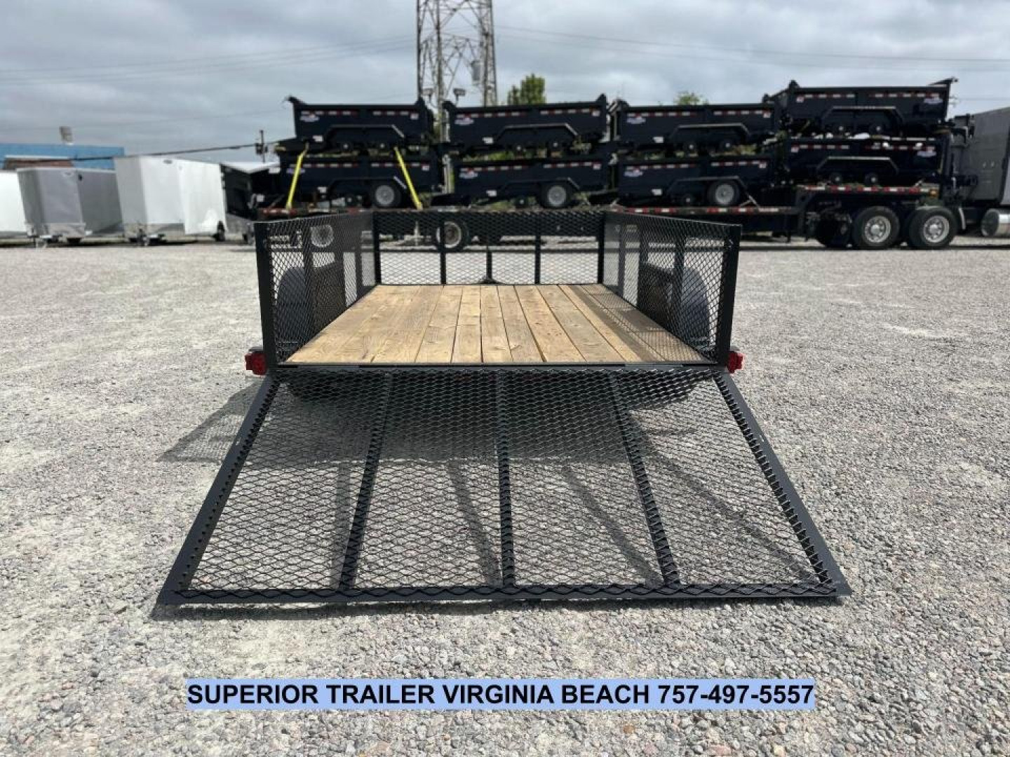 New 2025 TEXAS BRAGG TRAILERS 6x10LD w/ Gate and 2ft Expanded Sides Utility Trailer
