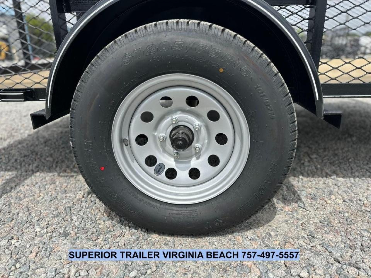 New 2025 TEXAS BRAGG TRAILERS 6x10LD w/ Gate and 2ft Expanded Sides Utility Trailer