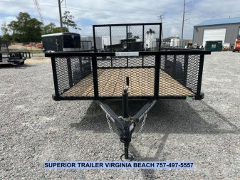 New 2025 TEXAS BRAGG TRAILERS 6x10LD w/ Gate and 2ft Expanded Sides Utility Trailer