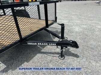 New 2025 TEXAS BRAGG TRAILERS 6x10LD w/ Gate and 2ft Expanded Sides Utility Trailer