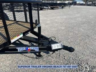 New 2025 TEXAS BRAGG TRAILERS 5x10P w/ 2ft Expanded Sides and Gate Utility Trailer