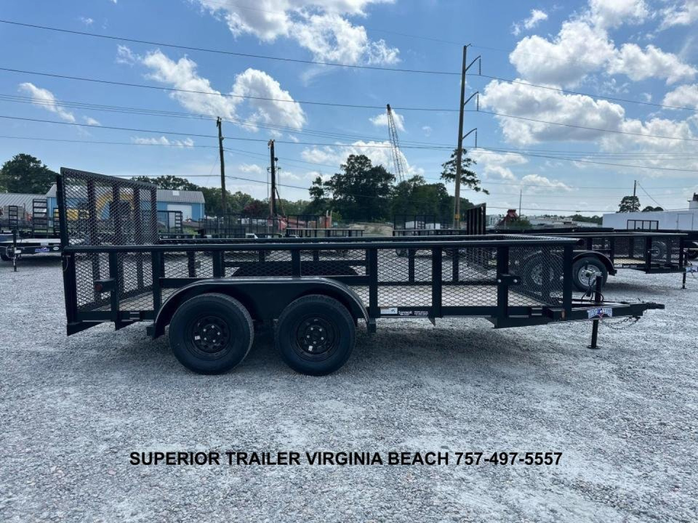 New 2025 TEXAS BRAGG TRAILERS 14P w/ 2ft Sides & Gate Utility Trailer