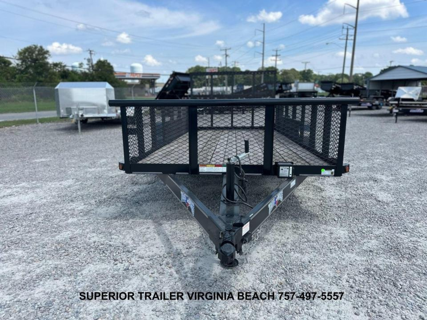 New 2025 TEXAS BRAGG TRAILERS 14P w/ 2ft Sides & Gate Utility Trailer