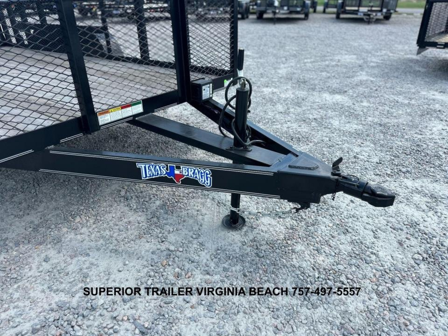 New 2025 TEXAS BRAGG TRAILERS 14P w/ 2ft Sides & Gate Utility Trailer