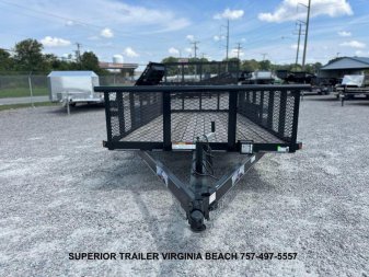 New 2025 TEXAS BRAGG TRAILERS 14P w/ 2ft Sides & Gate Utility Trailer