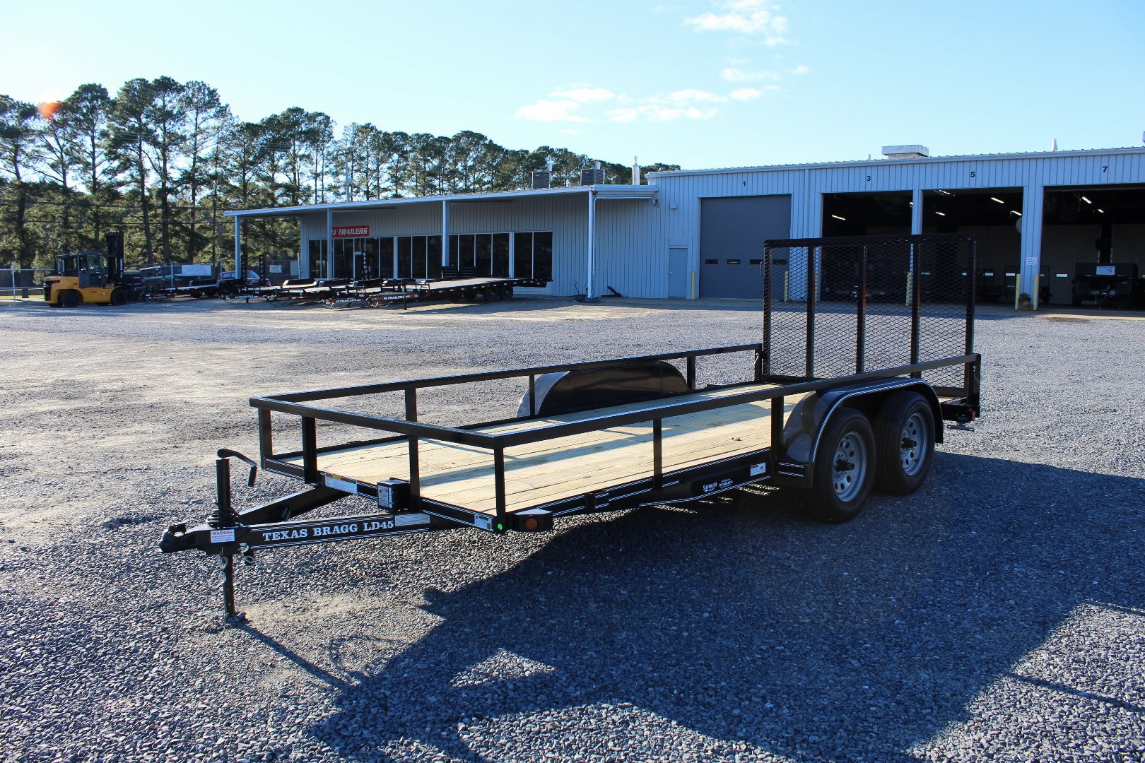 New 2025 TEXAS BRAGG TRAILERS 16LD w/ Gate Utility Trailer