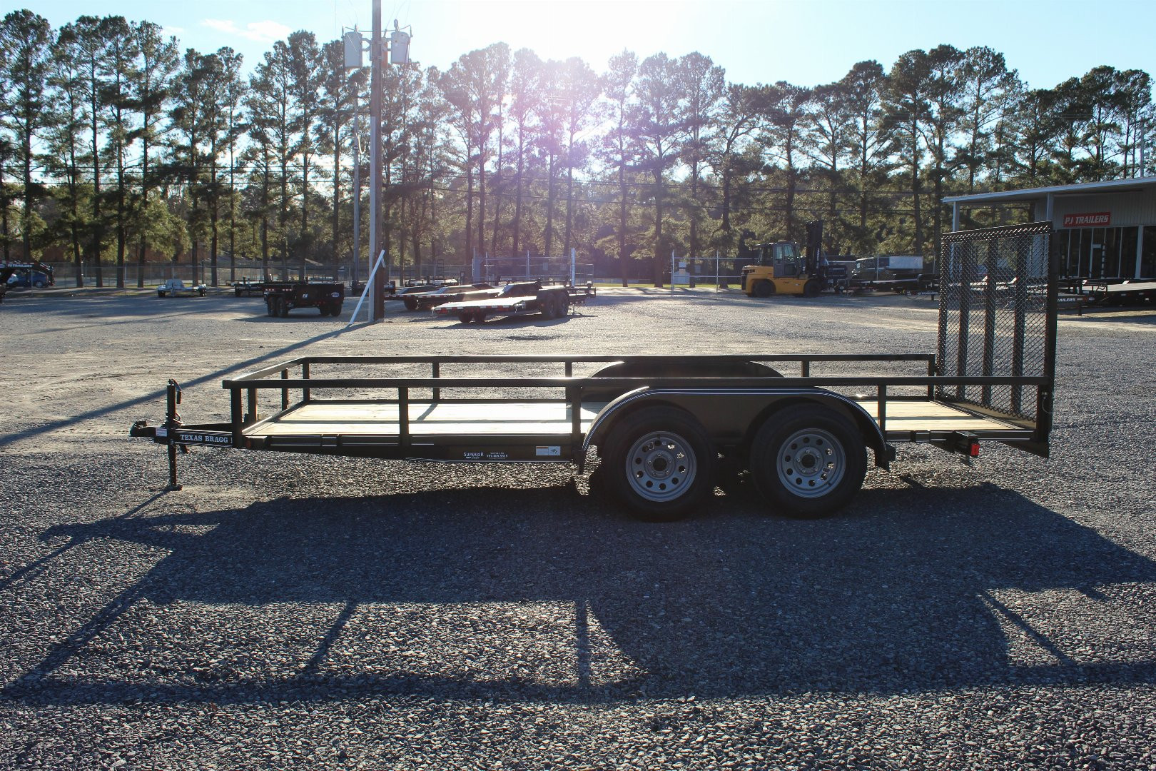 New 2025 TEXAS BRAGG TRAILERS 16LD w/ Gate Utility Trailer