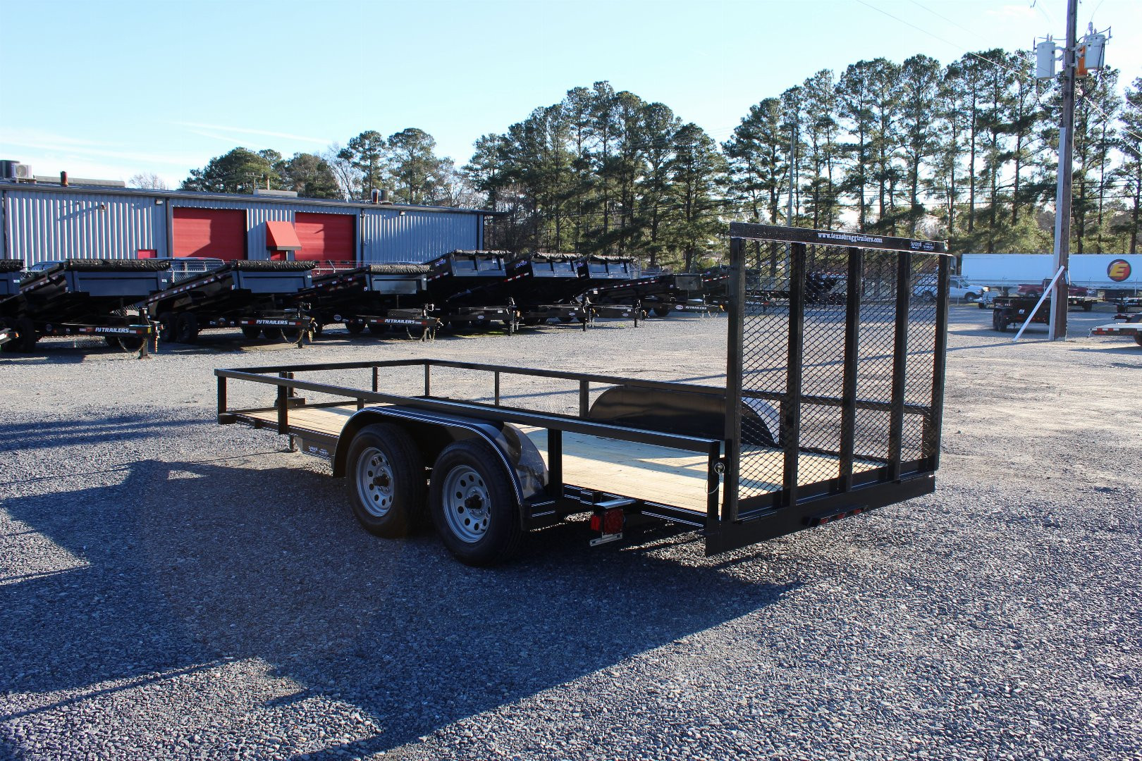 New 2025 TEXAS BRAGG TRAILERS 16LD w/ Gate Utility Trailer