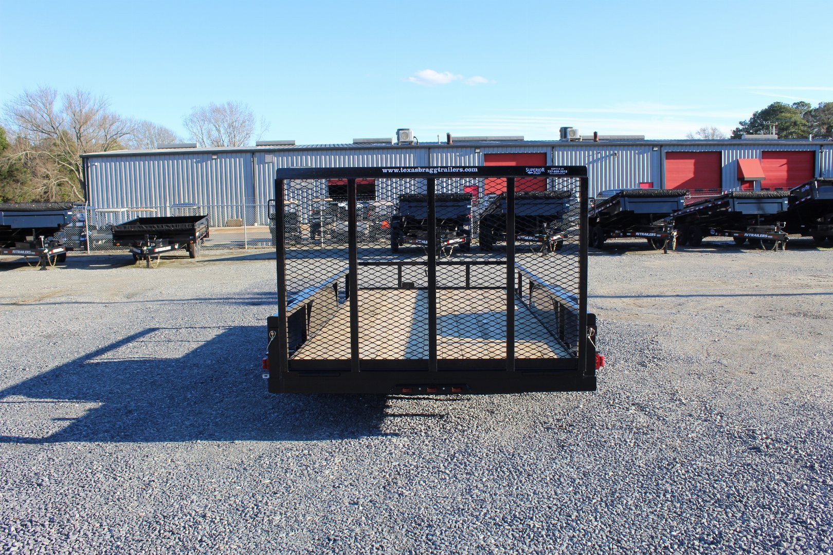 New 2025 TEXAS BRAGG TRAILERS 16LD w/ Gate Utility Trailer