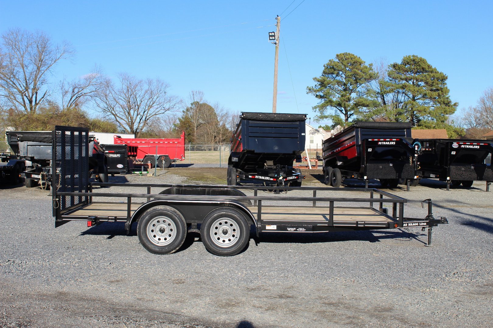 New 2025 TEXAS BRAGG TRAILERS 16LD w/ Gate Utility Trailer