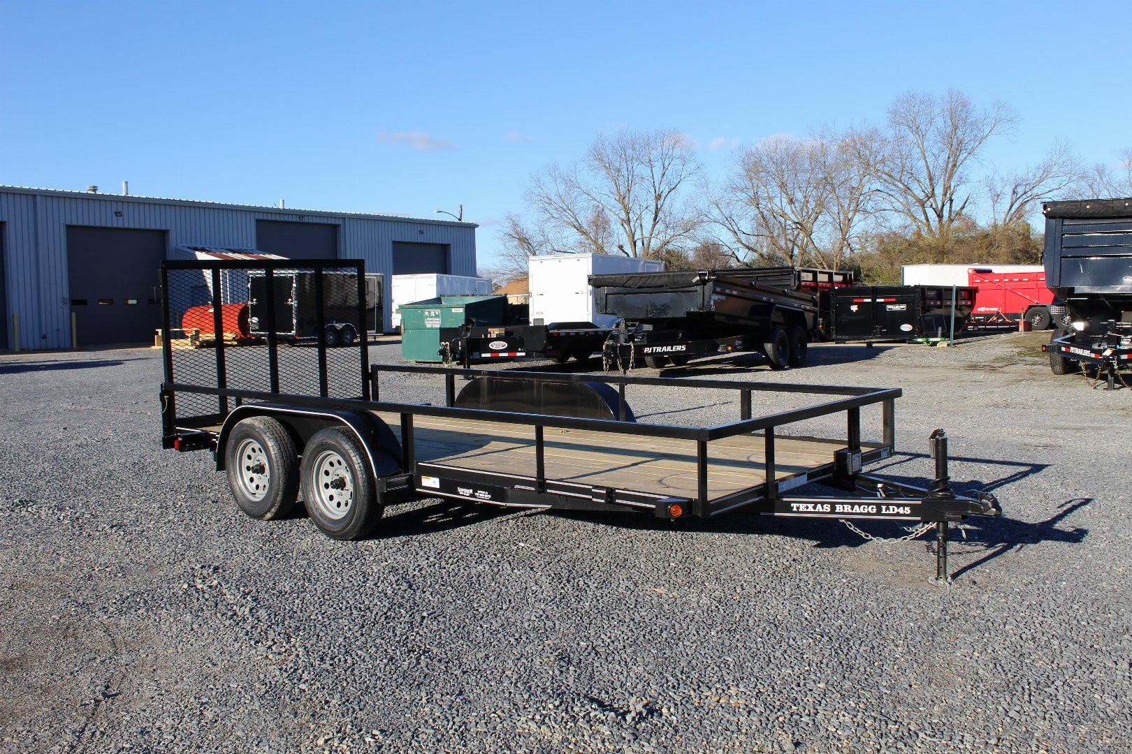 New 2025 TEXAS BRAGG TRAILERS 16LD w/ Gate Utility Trailer