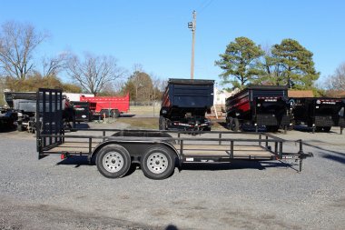 New 2025 TEXAS BRAGG TRAILERS 16LD w/ Gate Utility Trailer