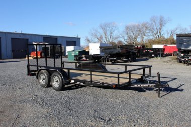 New 2025 TEXAS BRAGG TRAILERS 16LD w/ Gate Utility Trailer