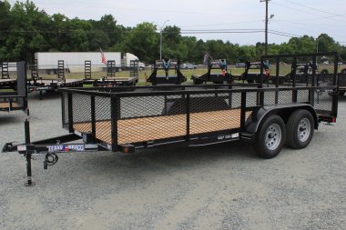 New 2025 TEXAS BRAGG TRAILERS 16LD w/ 2' Sides & Gate Utility Trailer