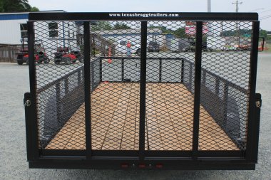 New 2025 TEXAS BRAGG TRAILERS 16LD w/ 2' Sides & Gate Utility Trailer