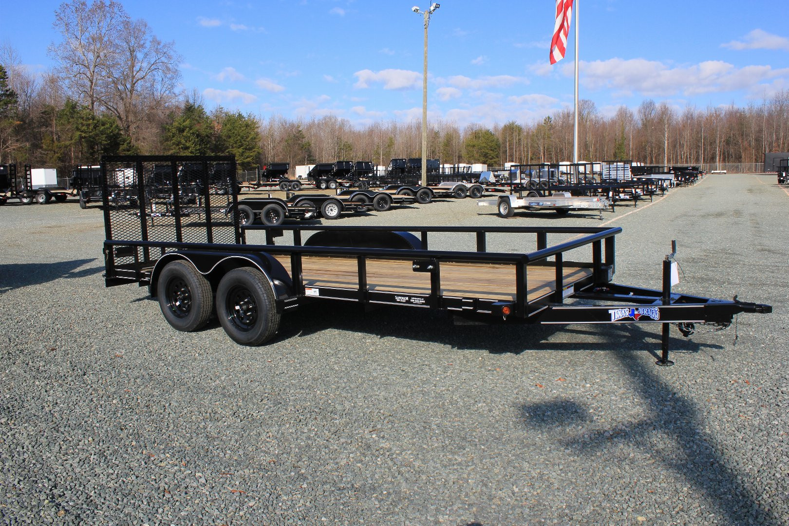New 2025 Texas Bragg 16P Utility Trailer w/ Gate