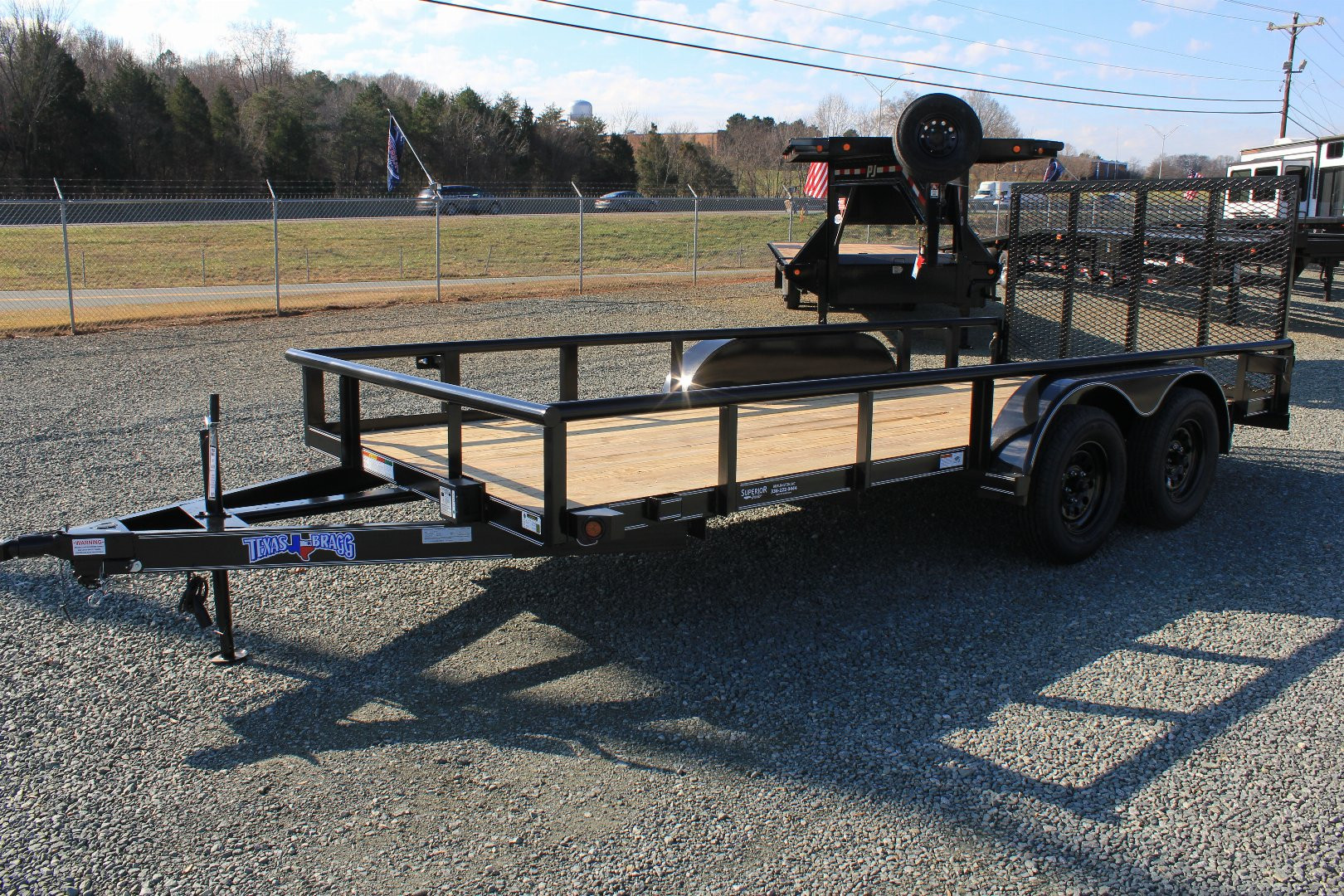 New 2025 Texas Bragg 16P Utility Trailer w/ Gate