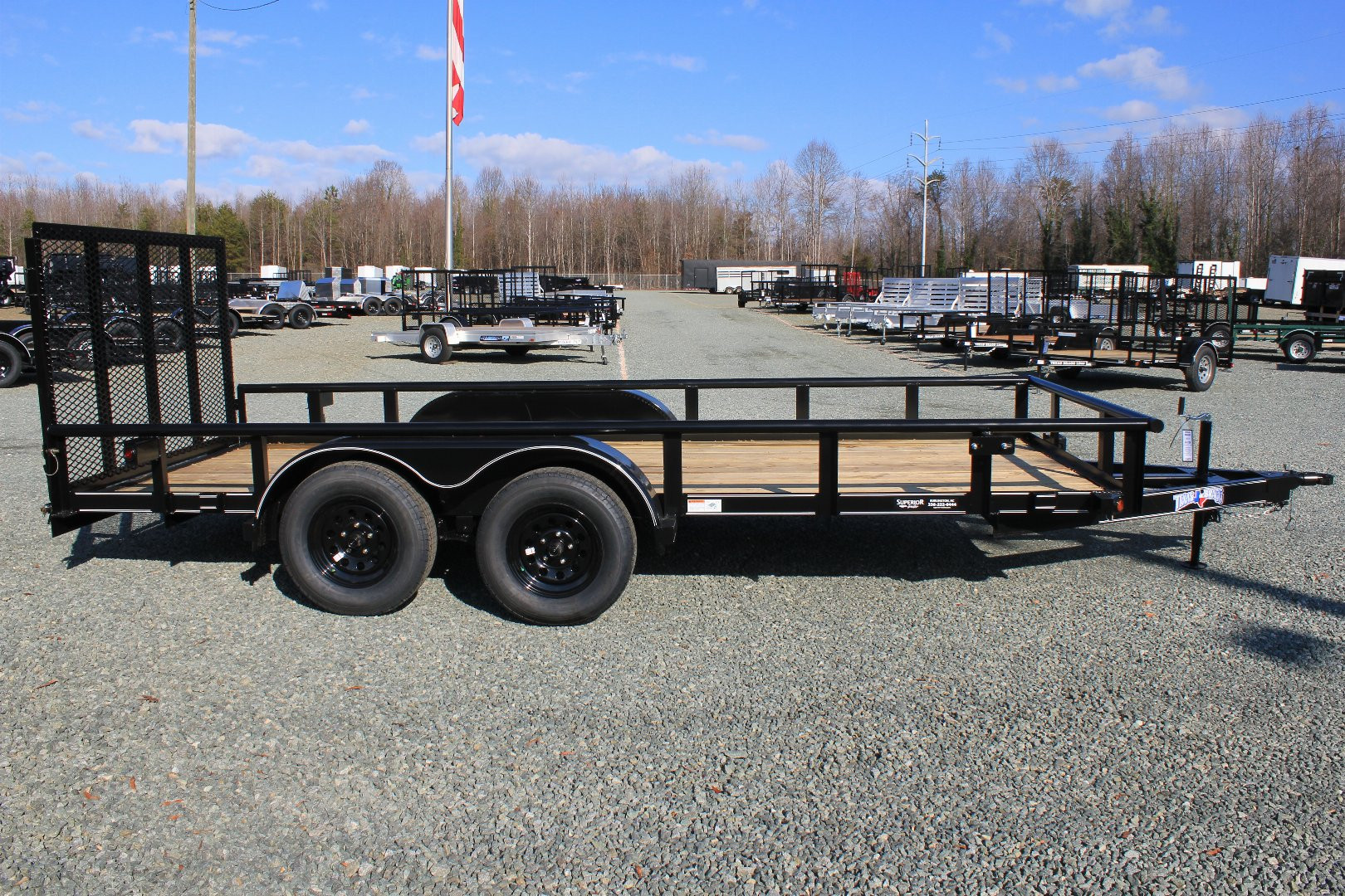 New 2025 Texas Bragg 16P Utility Trailer w/ Gate