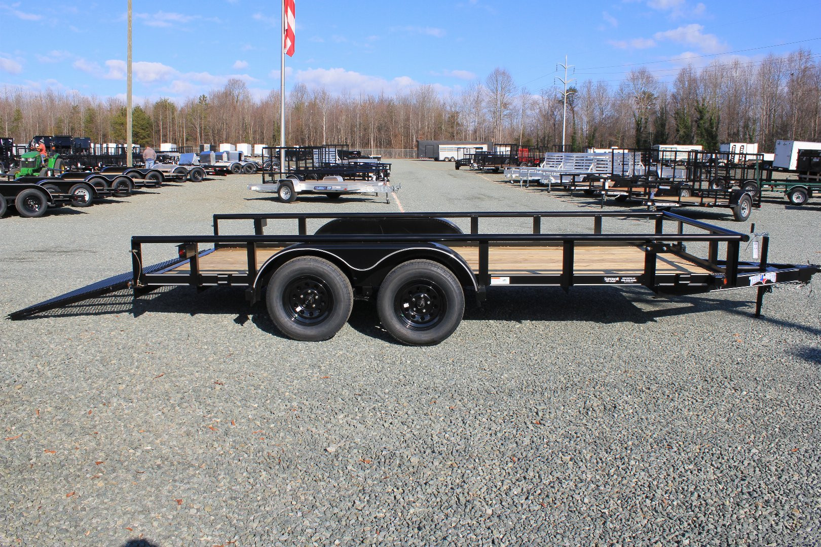 New 2025 Texas Bragg 16P Utility Trailer w/ Gate
