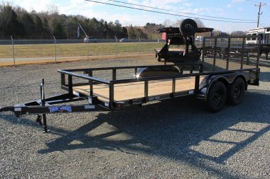 New 2025 Texas Bragg 16P Utility Trailer w/ Gate