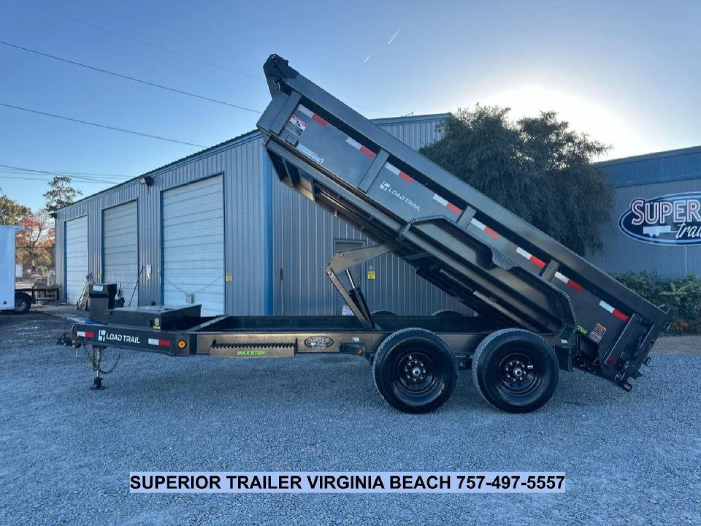 New 2025 Load Trail Low Pro 7X14 14K Dump Trailer