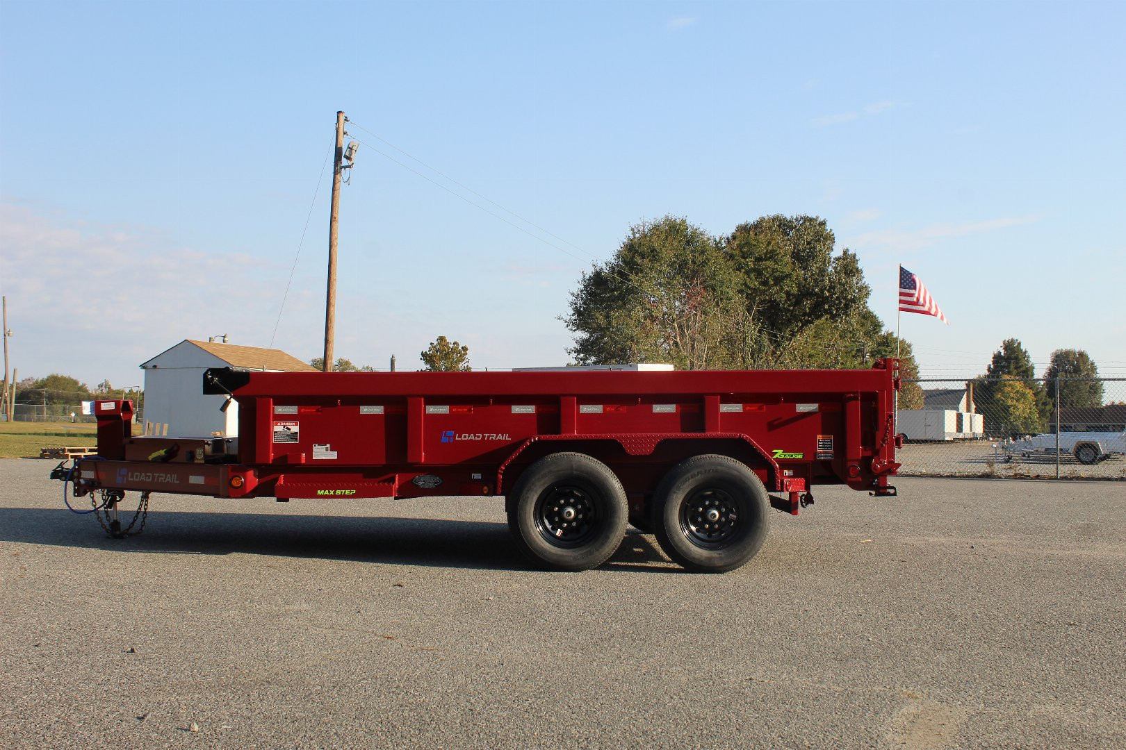 New 2025 Load Trail Low Pro 7X14 14K Dump Trailer