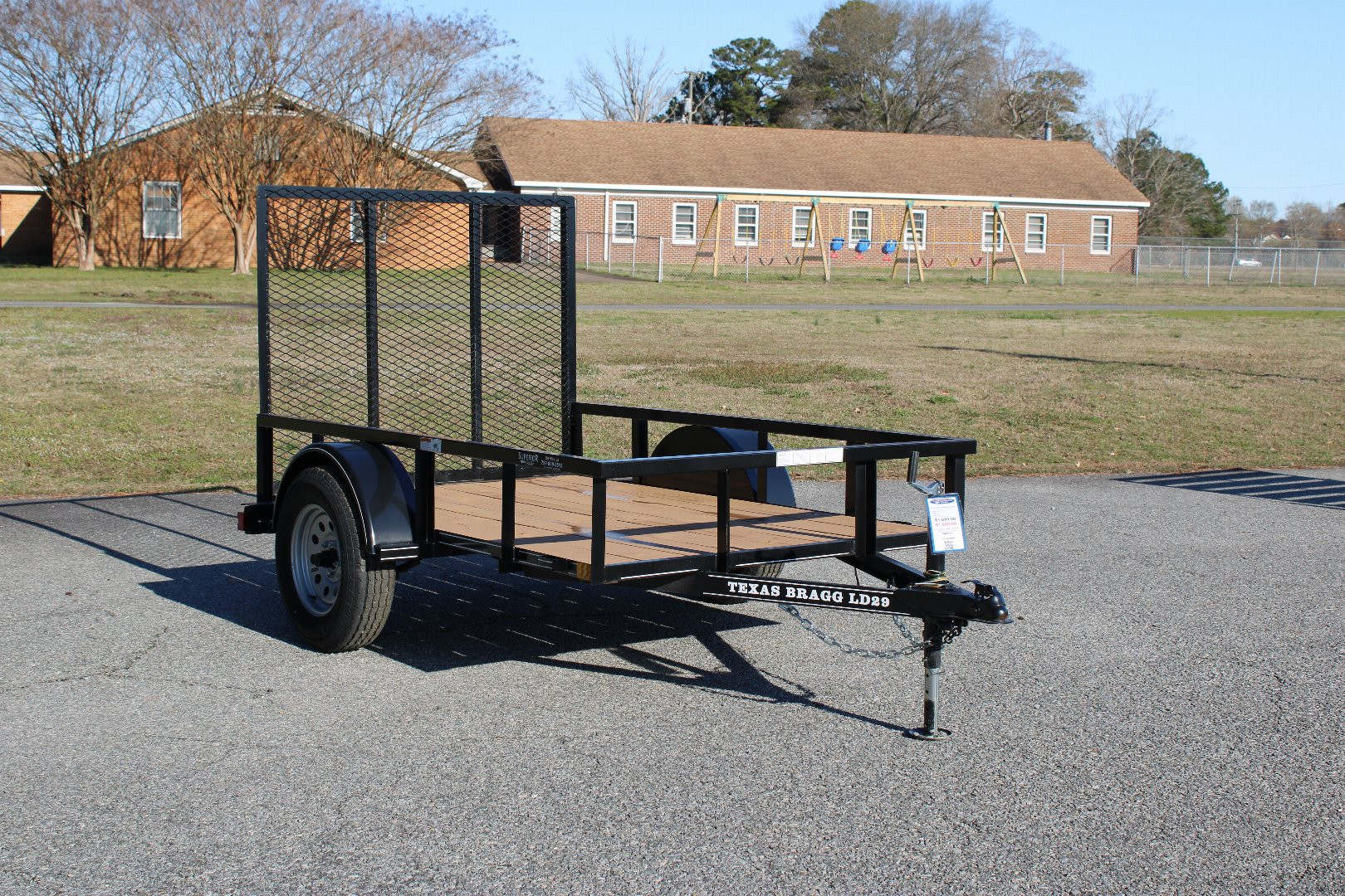 New 2025 TEXAS BRAGG TRAILERS 5x8LD w/ Gate Utility Trailer