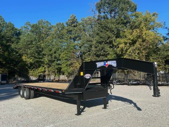New 2025 TEXAS BRAGG TRAILERS GN 25+5 20K Flatbed Trailer
