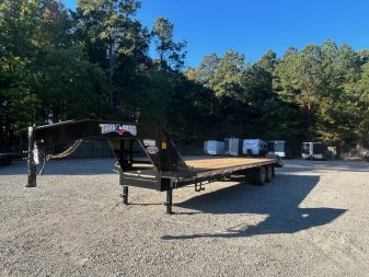 New 2025 TEXAS BRAGG TRAILERS GN 25+5 20K Flatbed Trailer