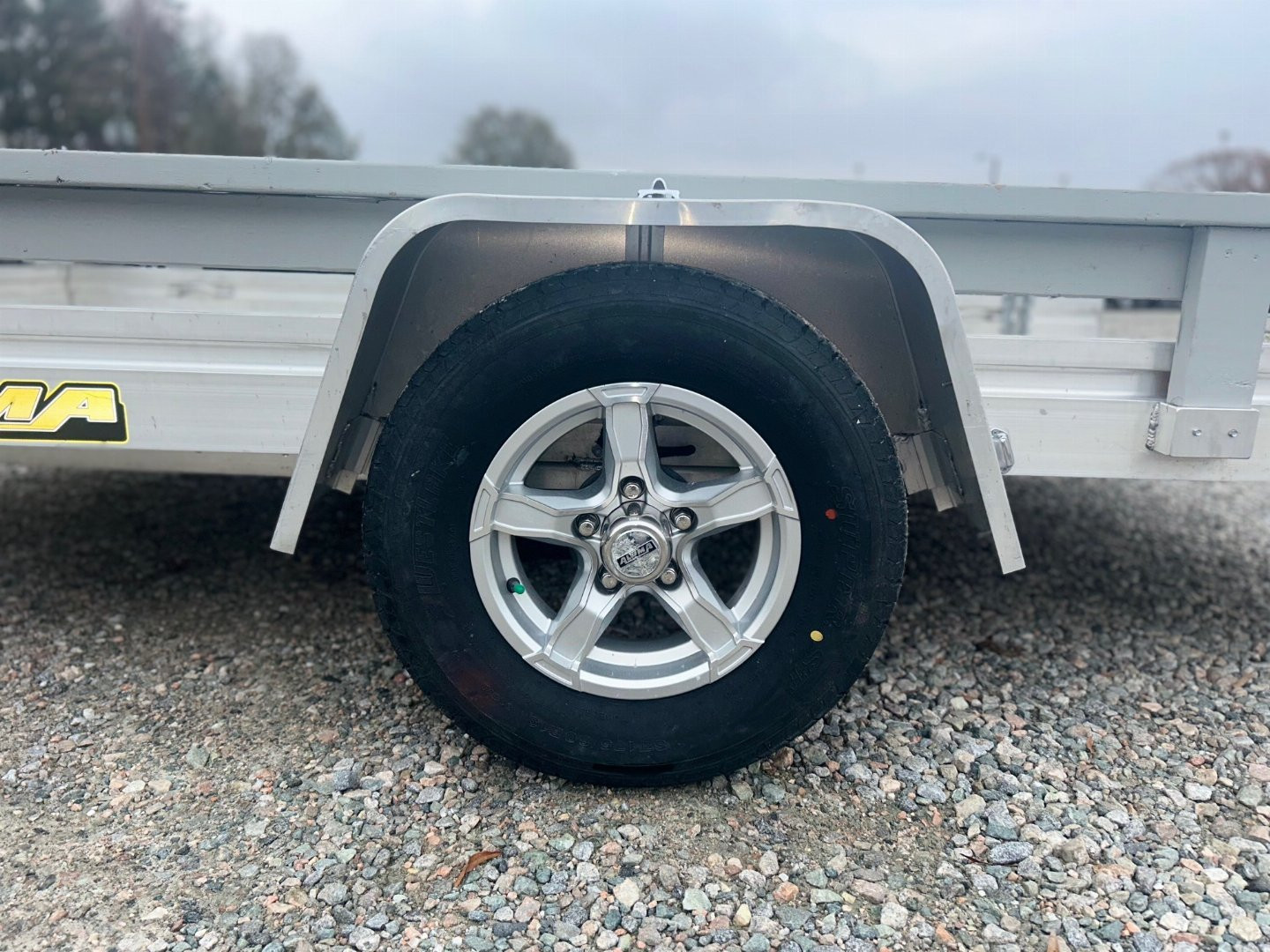Used USED 2024 ALUMA 6810 Tilt Utility Trailer