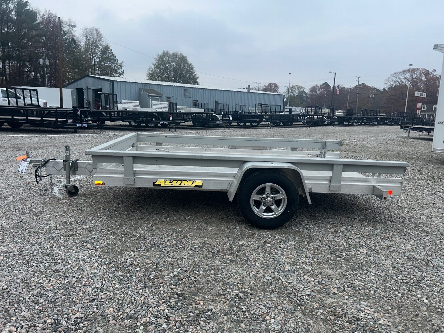 Used USED 2024 ALUMA 6810 Tilt Utility Trailer