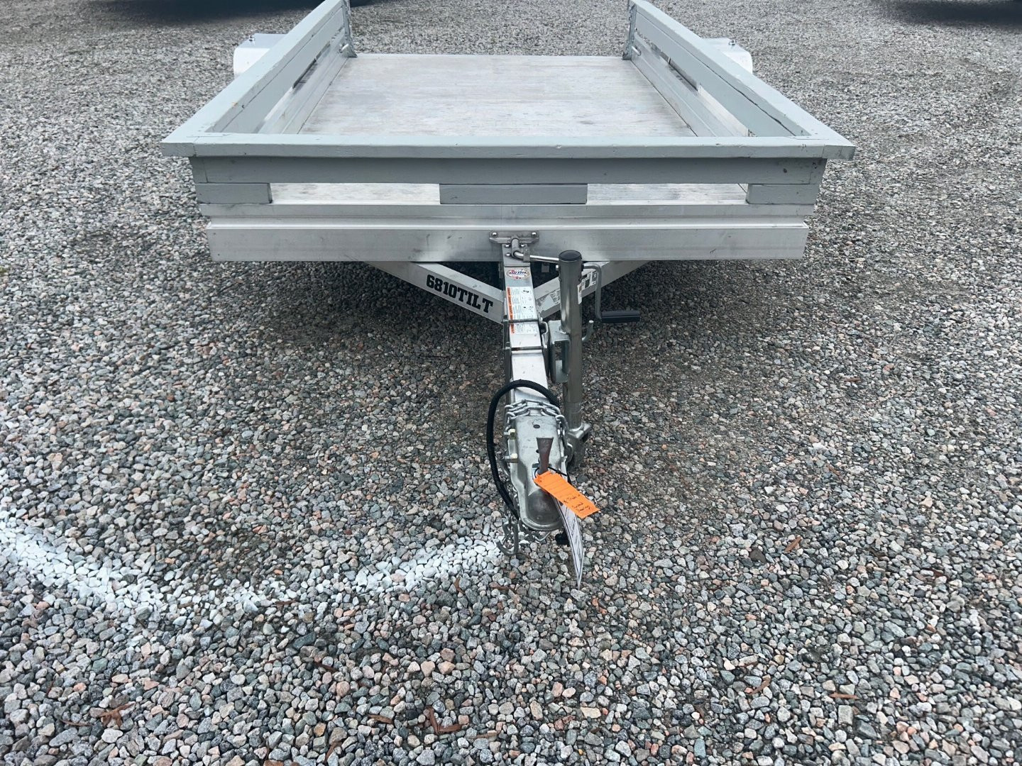 Used USED 2024 ALUMA 6810 Tilt Utility Trailer