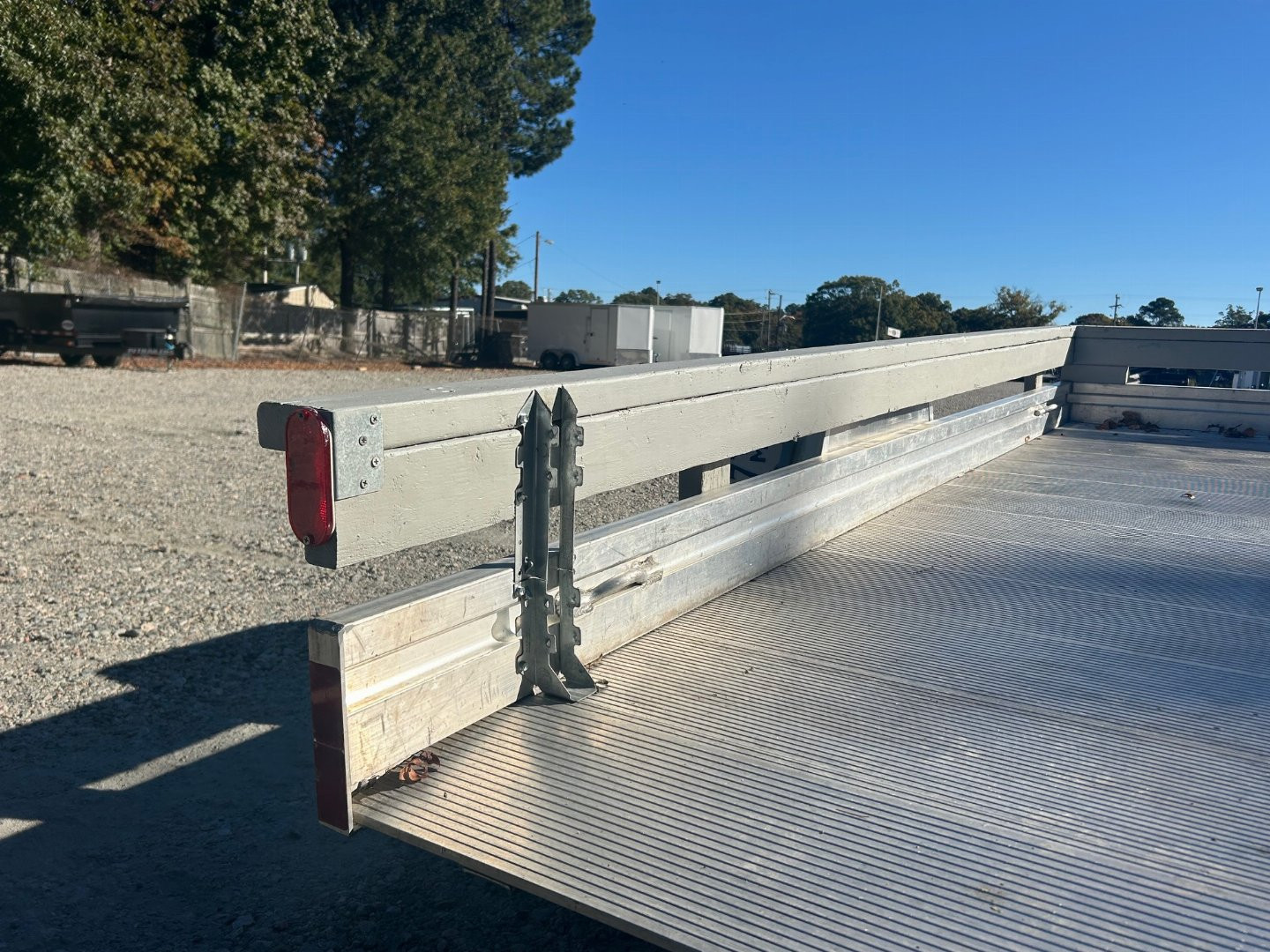Used USED 2024 ALUMA 6810 Tilt Utility Trailer