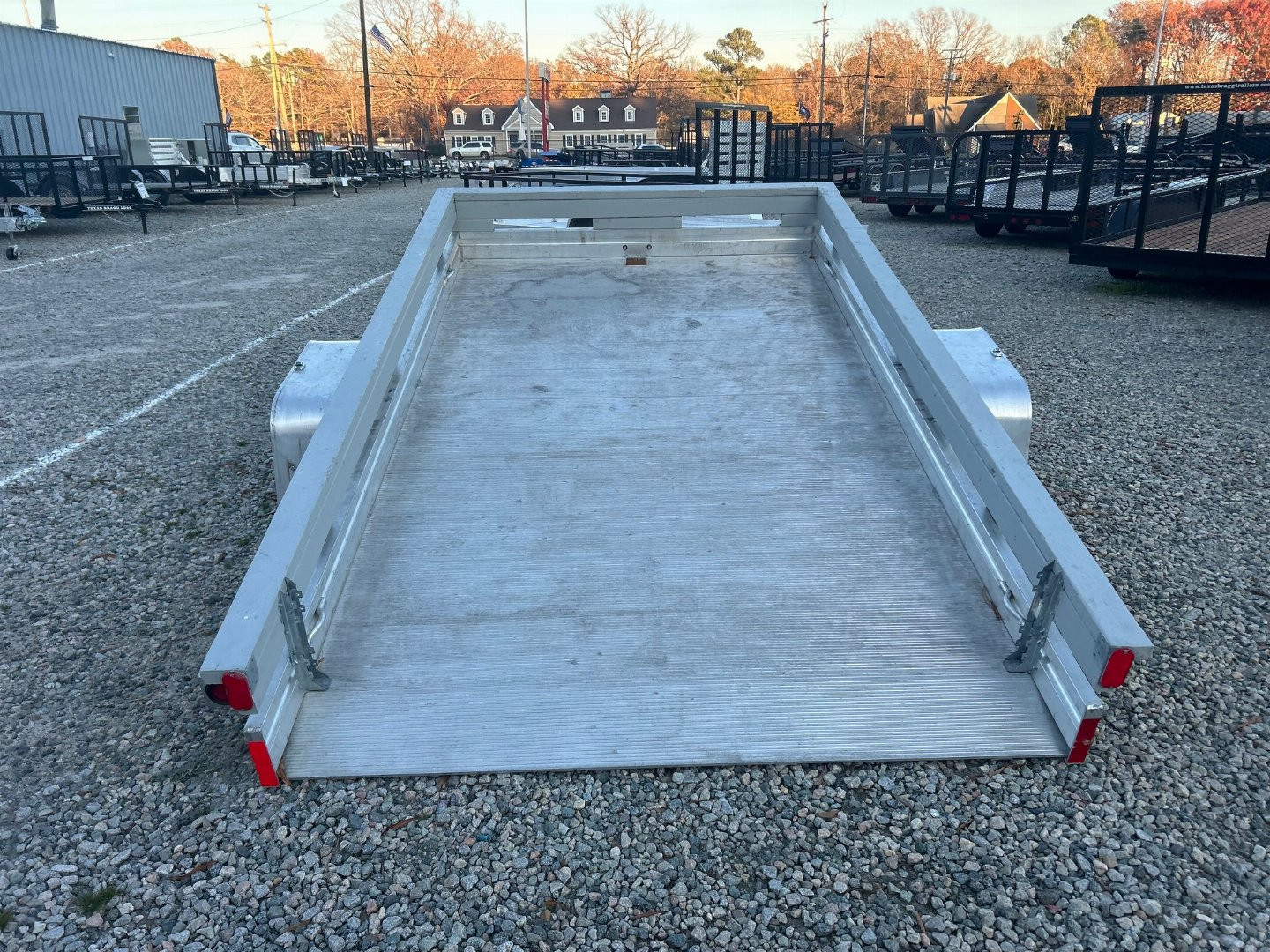 Used USED 2024 ALUMA 6810 Tilt Utility Trailer