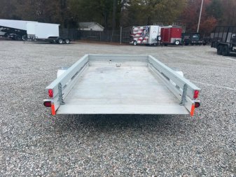 Used USED 2024 ALUMA 6810 Tilt Utility Trailer