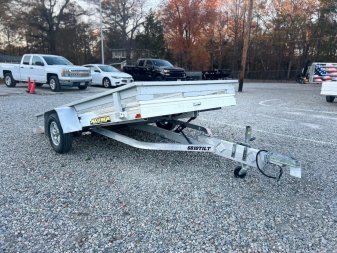 Used USED 2024 ALUMA 6810 Tilt Utility Trailer