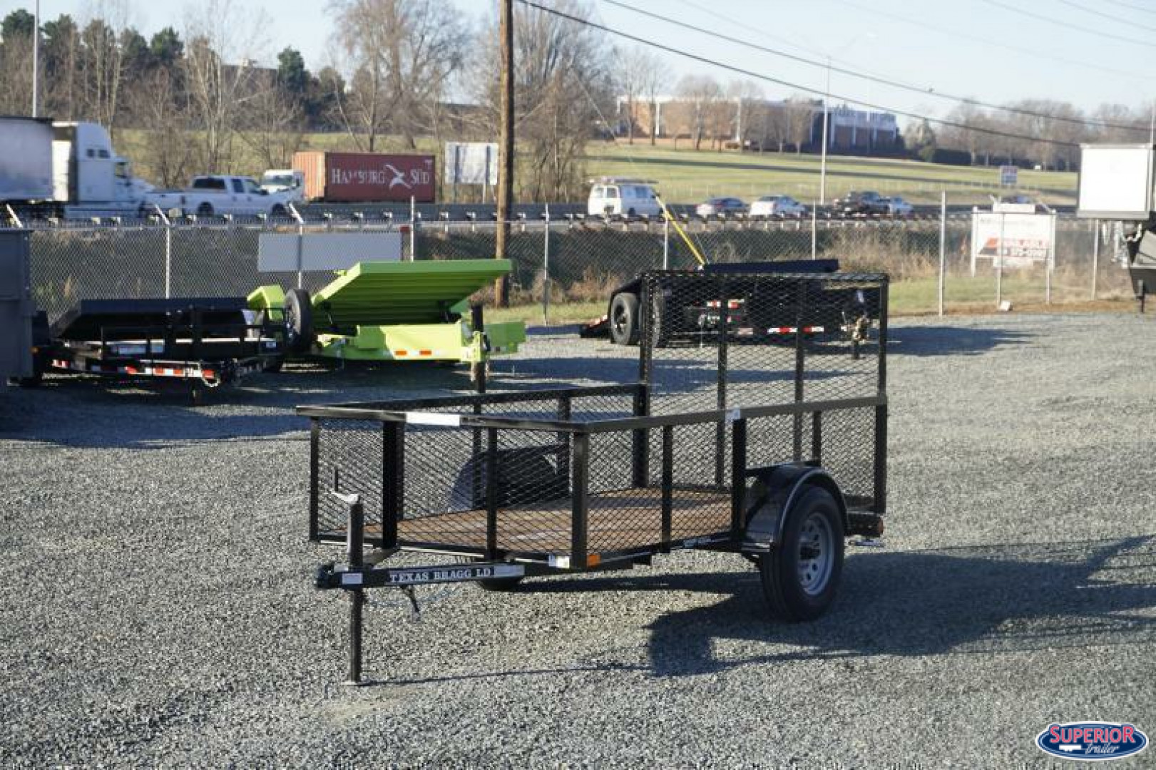 New 2025 TEXAS BRAGG TRAILERS 5x10LD w/ 2ft Expanded Sides & Gate Utility Trailer