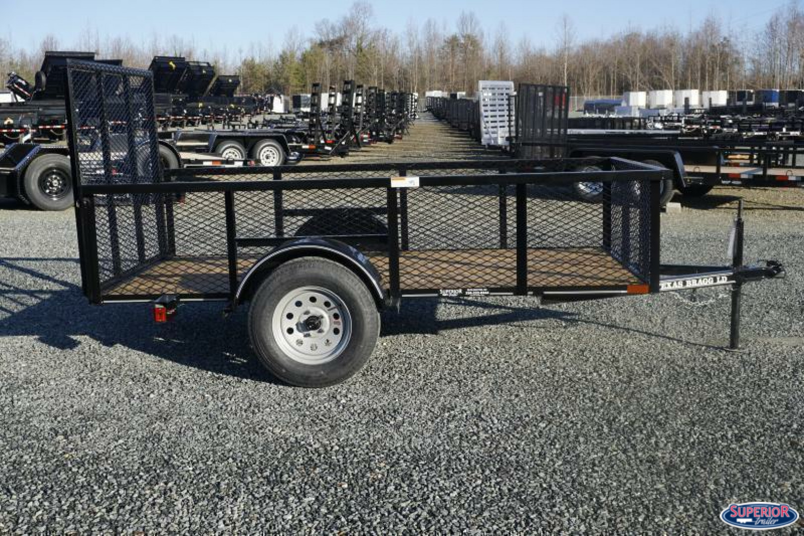 New 2025 TEXAS BRAGG TRAILERS 5x10LD w/ 2ft Expanded Sides & Gate Utility Trailer