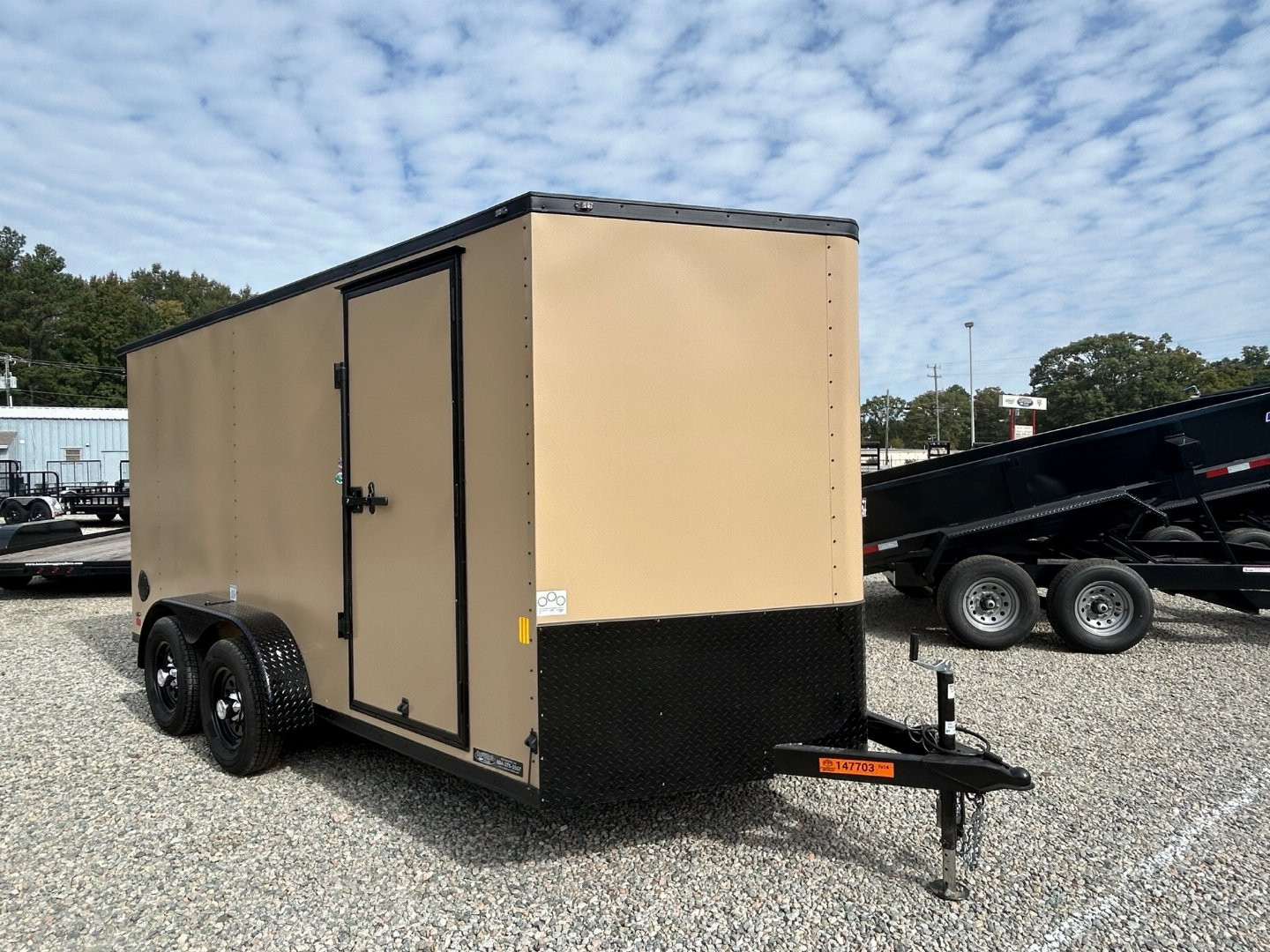 New 2025 CONTINENTAL CARGO 7x14 w/ Ramp Door Cargo / Enclosed Trailer