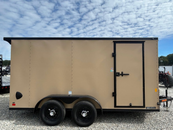 New 2025 CONTINENTAL CARGO 7x14 w/ Ramp Door Cargo / Enclosed Trailer