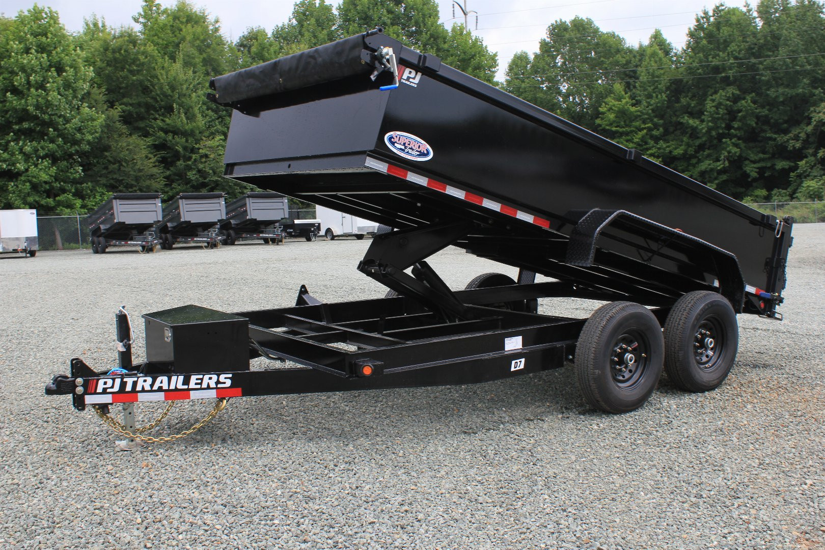 New 2025 PJ Trailers D7 7x14 14K Dump Trailer HOT ITEM WHILE SUPPLIES LAST