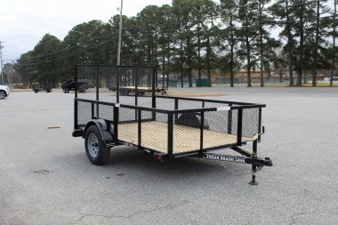New 2024 TEXAS BRAGG TRAILERS 6x10LD w/ Gate and 2ft Expanded Sides Utility Trailer